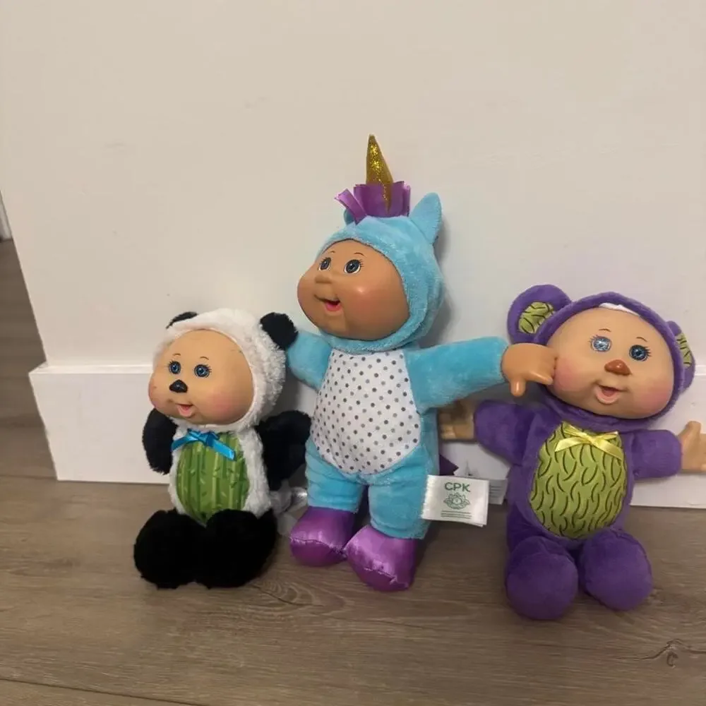 Cabbage patch kids plush dolls